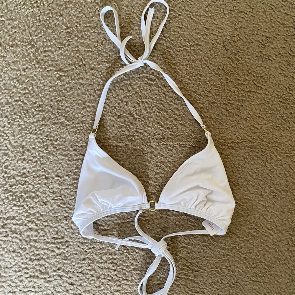 Shade & Shore White Bikini Top